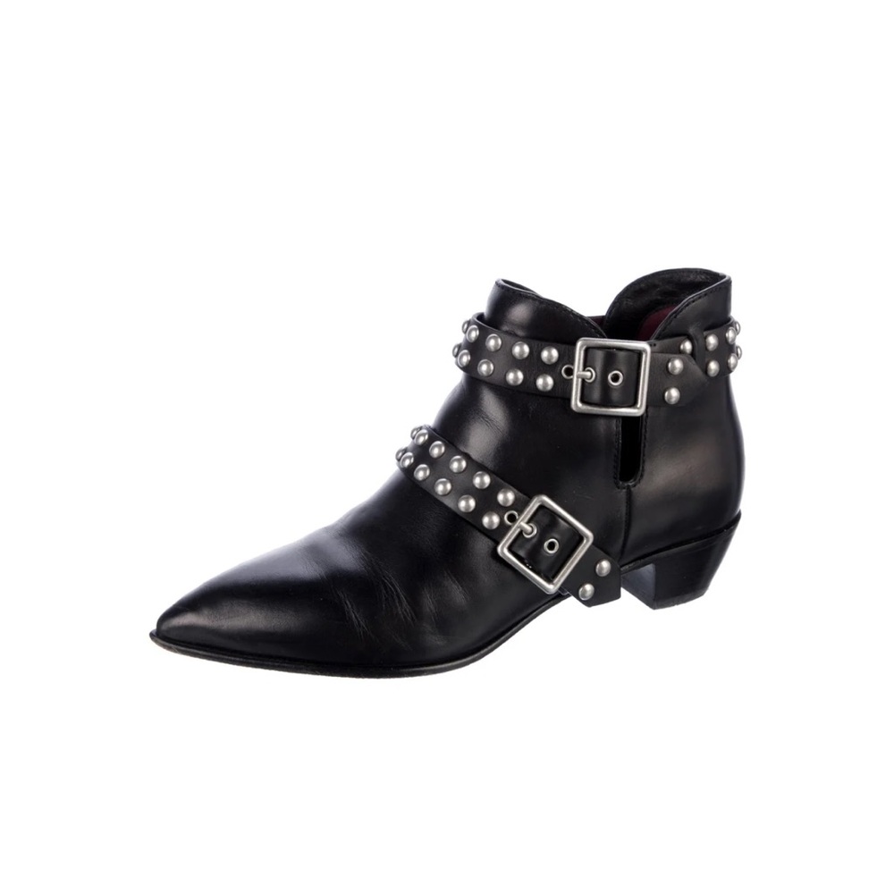 MARC BY MARC JACOBS
Leather Studded Accents Moto Boots